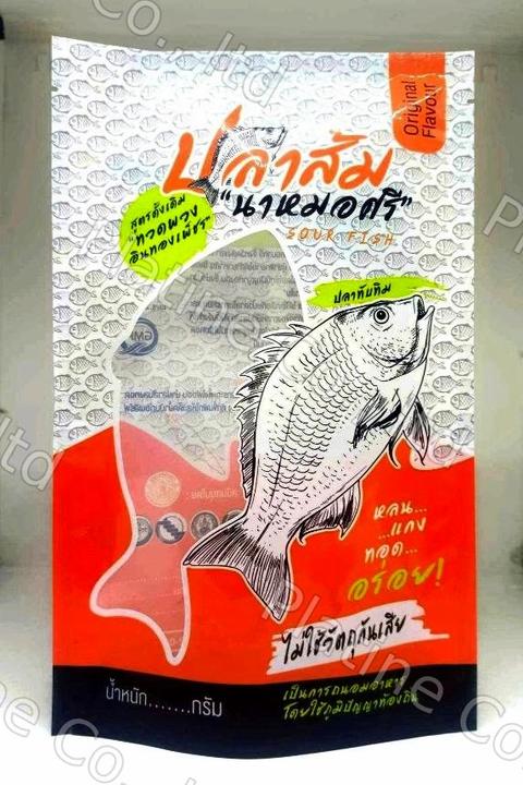 ตัวอย่างซองพลาสติกพิมพ์ลาย พิมพ์ลายตามแบบ #2 โดยโรงงานรับผลิตซอง Platinum Packing